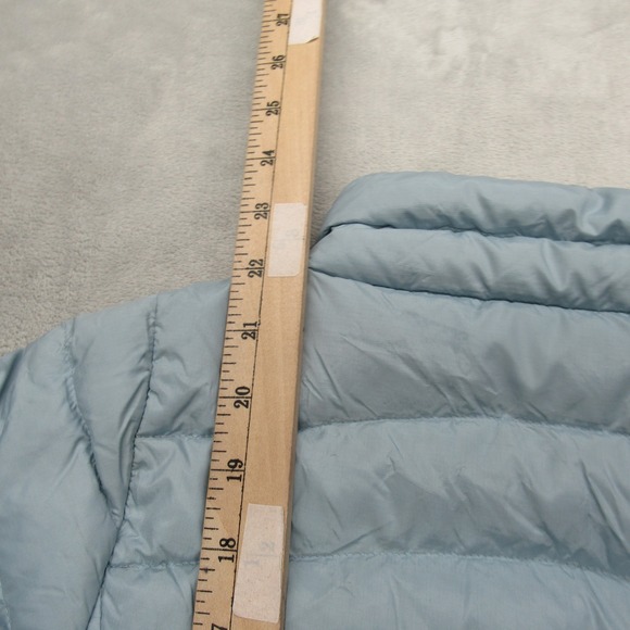 Patagonia Down Sweater Jacket Youth Medium Light Blue Full Zip Puffer READ - Picture 14 of 16